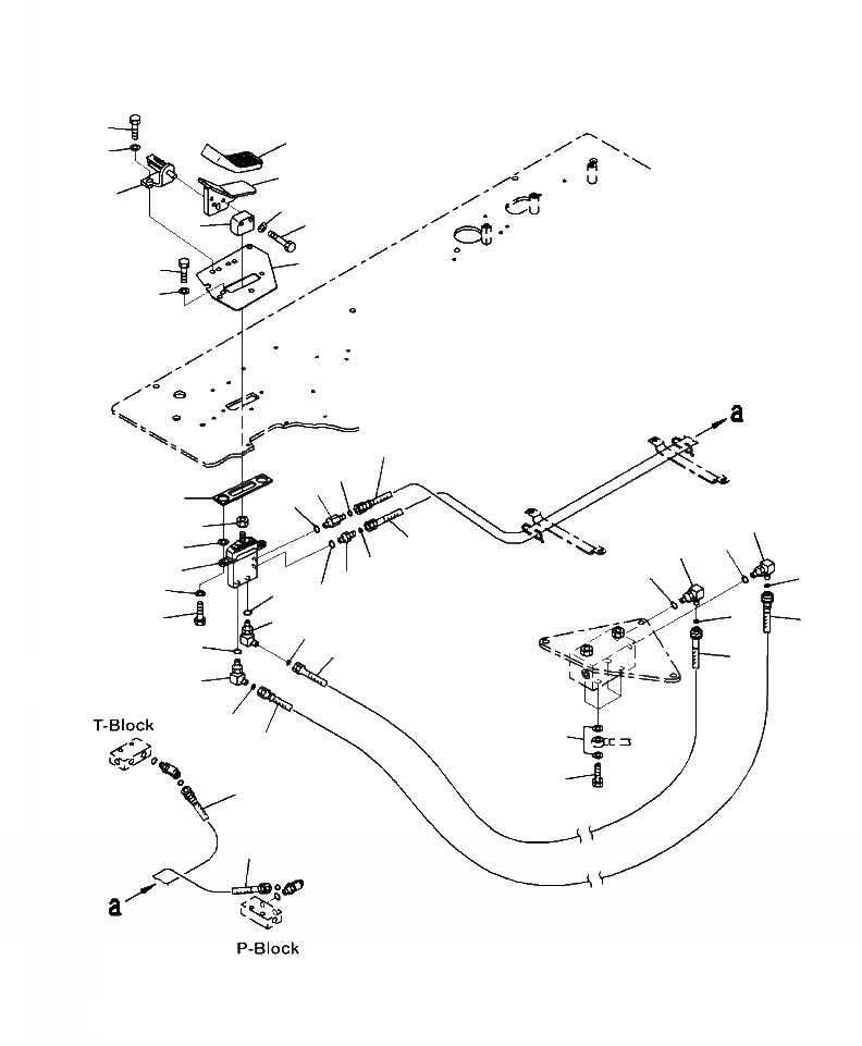 Схема запчастей Komatsu PC220LC-8 - H8-A ГИДРОЛИНИЯ ПРЯМ. ХОД (STS) - ГЛАВН. КЛАПАН СОЕДИН-ЕS (заводской номер A88-A8899 ) ГИДРАВЛИКА