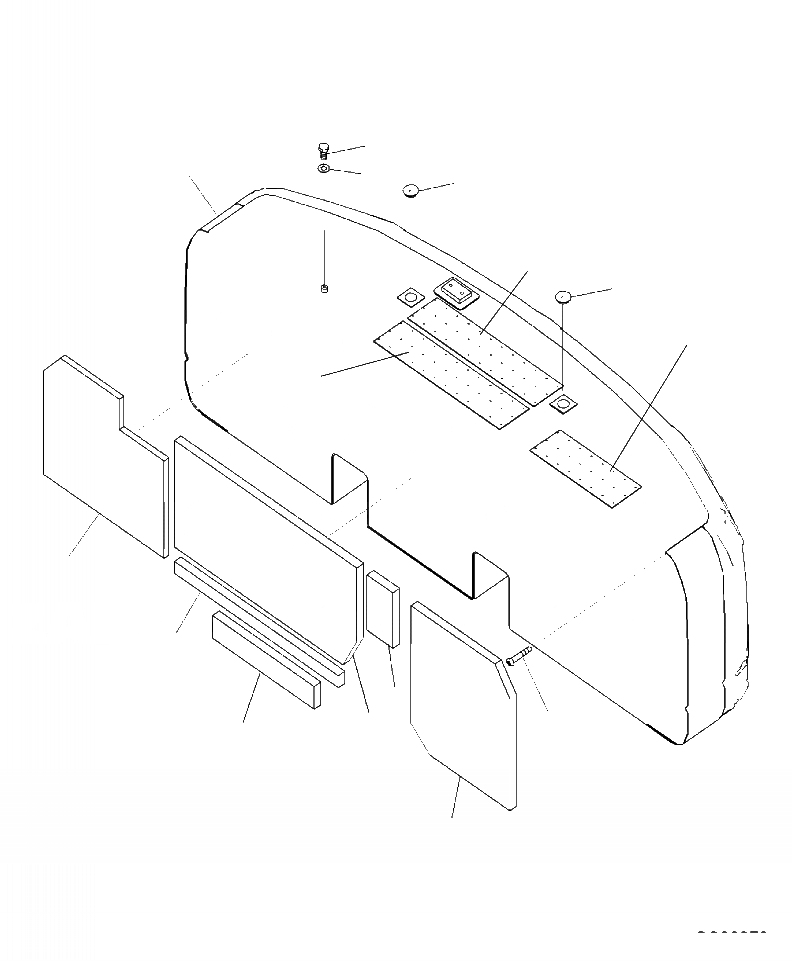 Схема запчастей Komatsu PC220LC-8 - M-A ПРОТИВОВЕС ЧАСТИ КОРПУСА