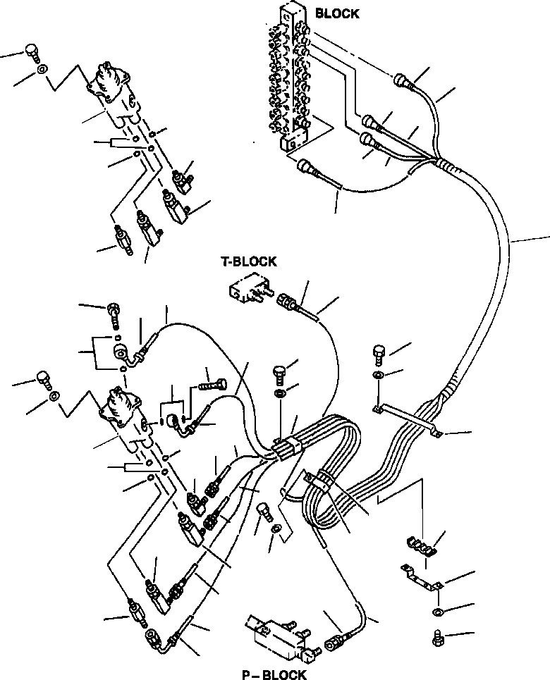 Схема запчастей Komatsu PC220LL-6 - FIG. K-A РАБОЧАЯ ЛИНИЯ PPC - КЛАПАН PPCAND ПАТРУБКИ ЛЕВОЙ СТОЙКИ С КАБИНОЙ RISER КАБИНА ОПЕРАТОРА И СИСТЕМА УПРАВЛЕНИЯ