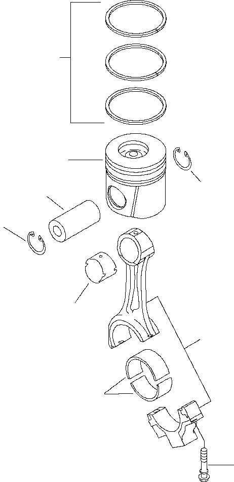 Схема запчастей Komatsu PC220LL-7L - FIG. A9-A ПОРШЕНЬ И ШАТУН ДВИГАТЕЛЬ