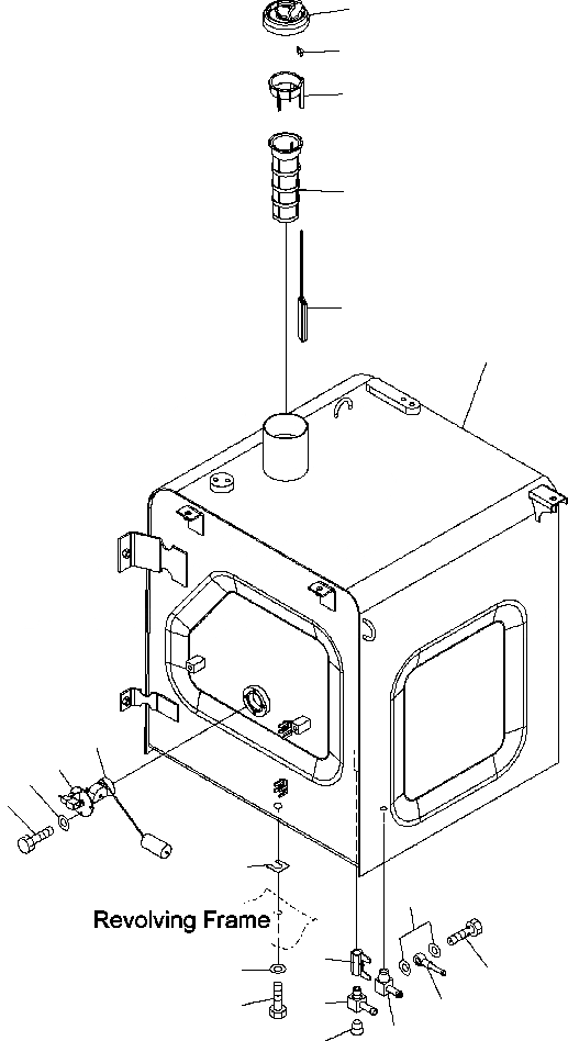 Схема запчастей Komatsu PC220LL-7L - FIG. D-A ТОПЛИВН. БАК. ТОПЛИВН. БАК. AND КОМПОНЕНТЫ