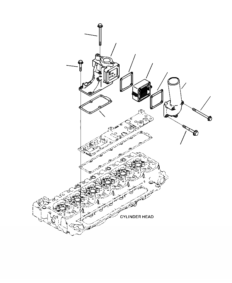 Схема запчастей Komatsu PC240LC-10 - AIC- ВПУСК ВОЗДУХА СОЕДИН-Е ДВИГАТЕЛЬ