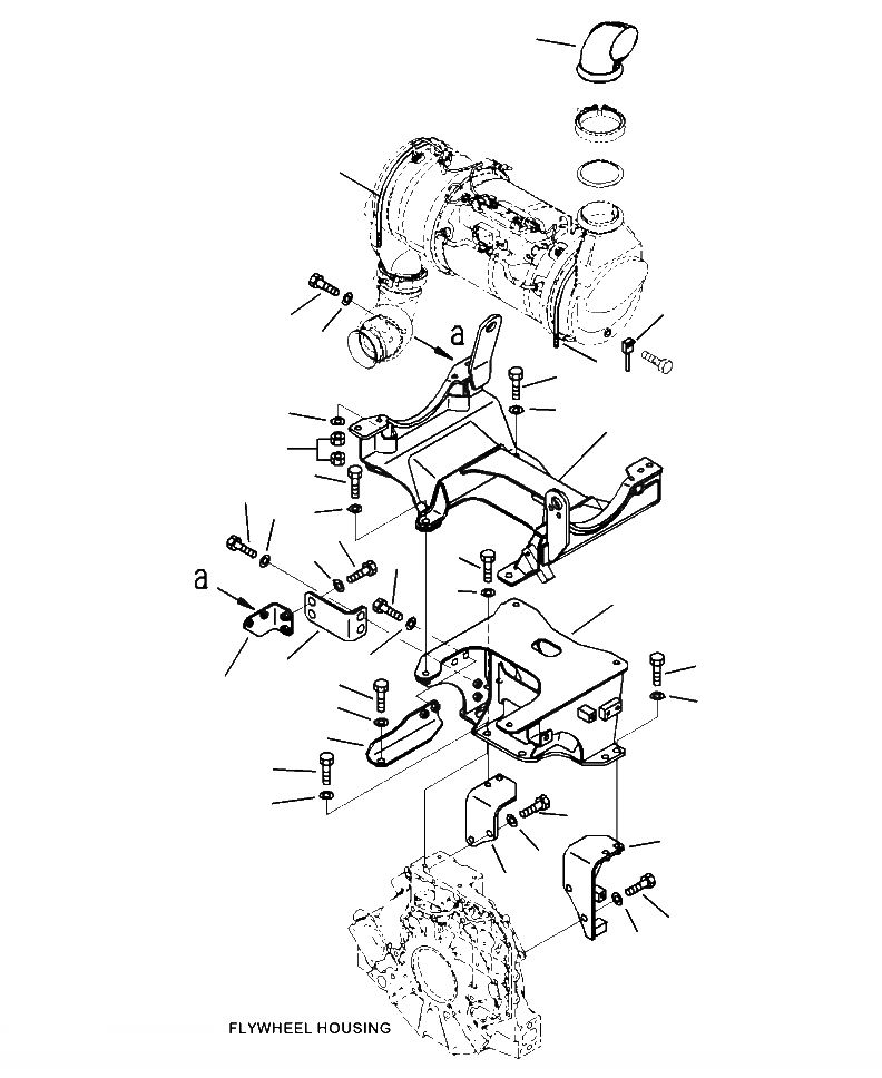 Схема запчастей Komatsu PC240LC-10 - A- KOMATSU DIESEL ЧАСТЬICULATE ФИЛЬТР. (KDPF) (/) ДВИГАТЕЛЬ