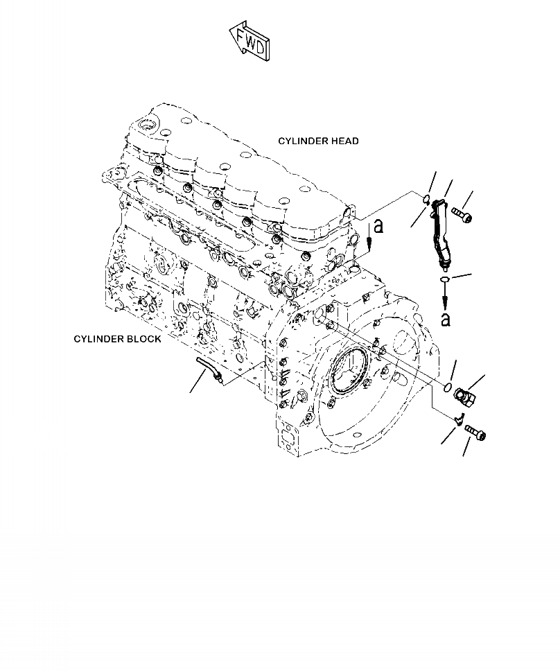 Схема запчастей Komatsu PC240LC-10 - ABR- САПУН КОМПОНЕНТЫ ДВИГАТЕЛЬ