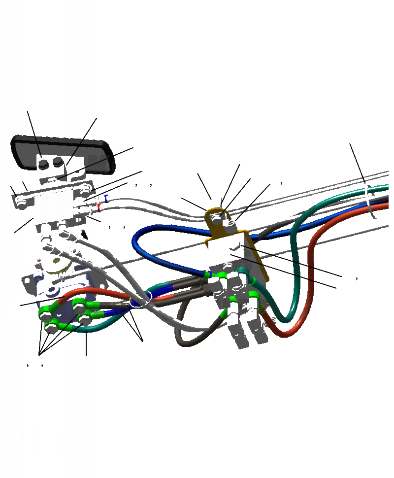 Схема запчастей Komatsu PC240LC-10 - H8- ПРЯМ. ХОД СИСТЕМА (STS) (/) ГИДРАВЛИКА