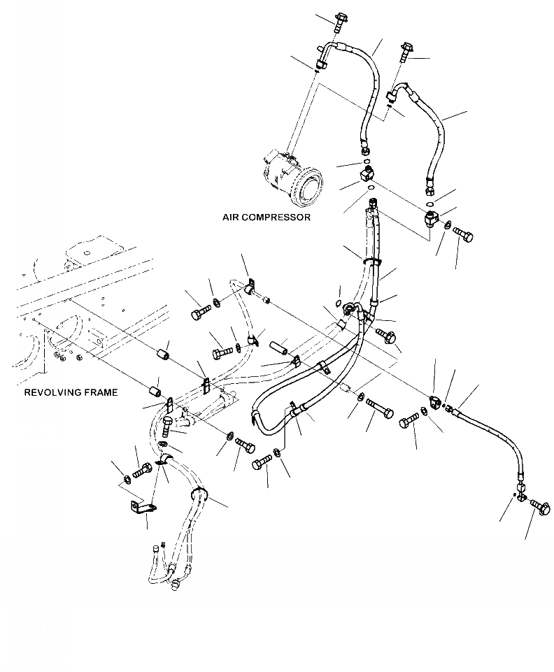 Схема запчастей Komatsu PC240LC-10 - K7- КАБИНА КОНДИЦ. ВОЗДУХА OPERATOR\XD S ОБСТАНОВКА И СИСТЕМА УПРАВЛЕНИЯ