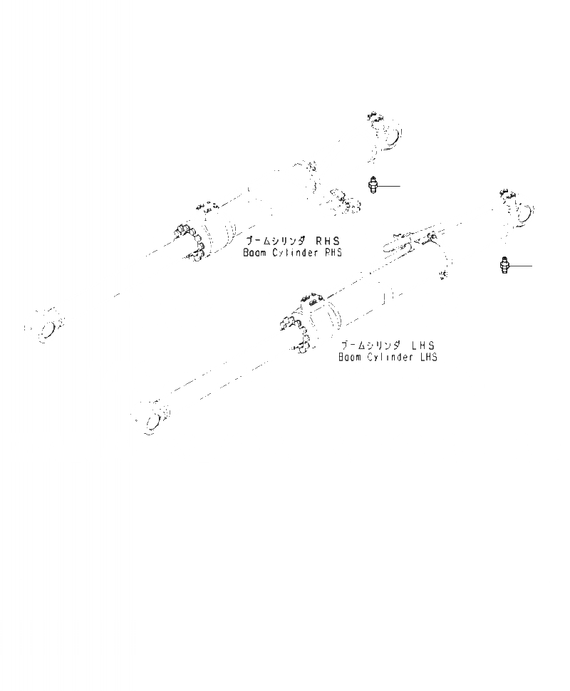 Схема запчастей Komatsu PC240LC-10 - T- ЦИЛИНДР СТРЕЛЫСМАЗКА ФИТТИНГ РАБОЧЕЕ ОБОРУДОВАНИЕ