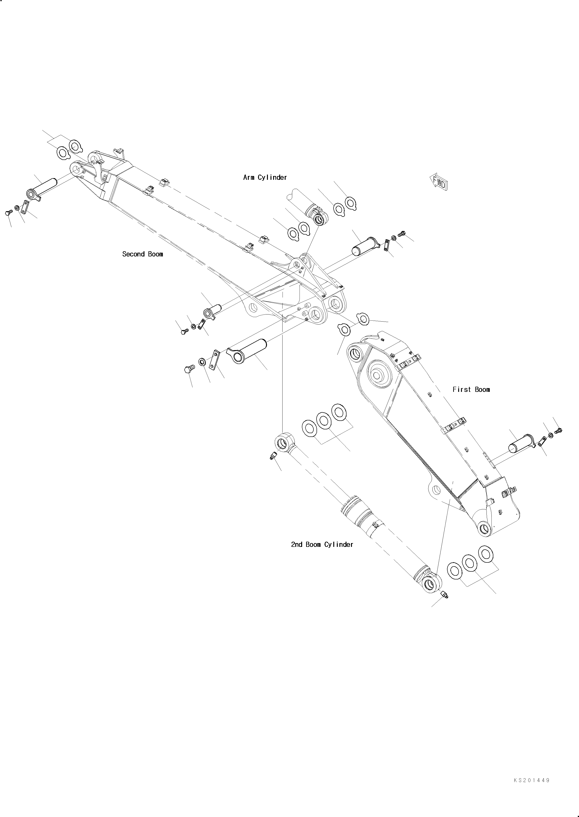 Схема запчастей Komatsu PC240LC-10 - СТРЕЛА, ВЕРХН. ПАЛЕЦ, НИЖН. ПАЛЕЦ, ADJUST ПАЛЕЦ ЦИЛИНДРА, СОЕДИНИТЕЛЬН. ЗВЕНО ПАЛЕЦ, ДЛЯ 2-СЕКЦИОНН. СТРЕЛЫ СТРЕЛА, ВЕРХН. ПАЛЕЦ, НИЖН. ПАЛЕЦ, ADJUST ПАЛЕЦ ЦИЛИНДРА, СОЕДИНИТЕЛЬН. ЗВЕНО ПАЛЕЦ, ДЛЯ 2-СЕКЦИОНН. СТРЕЛЫ