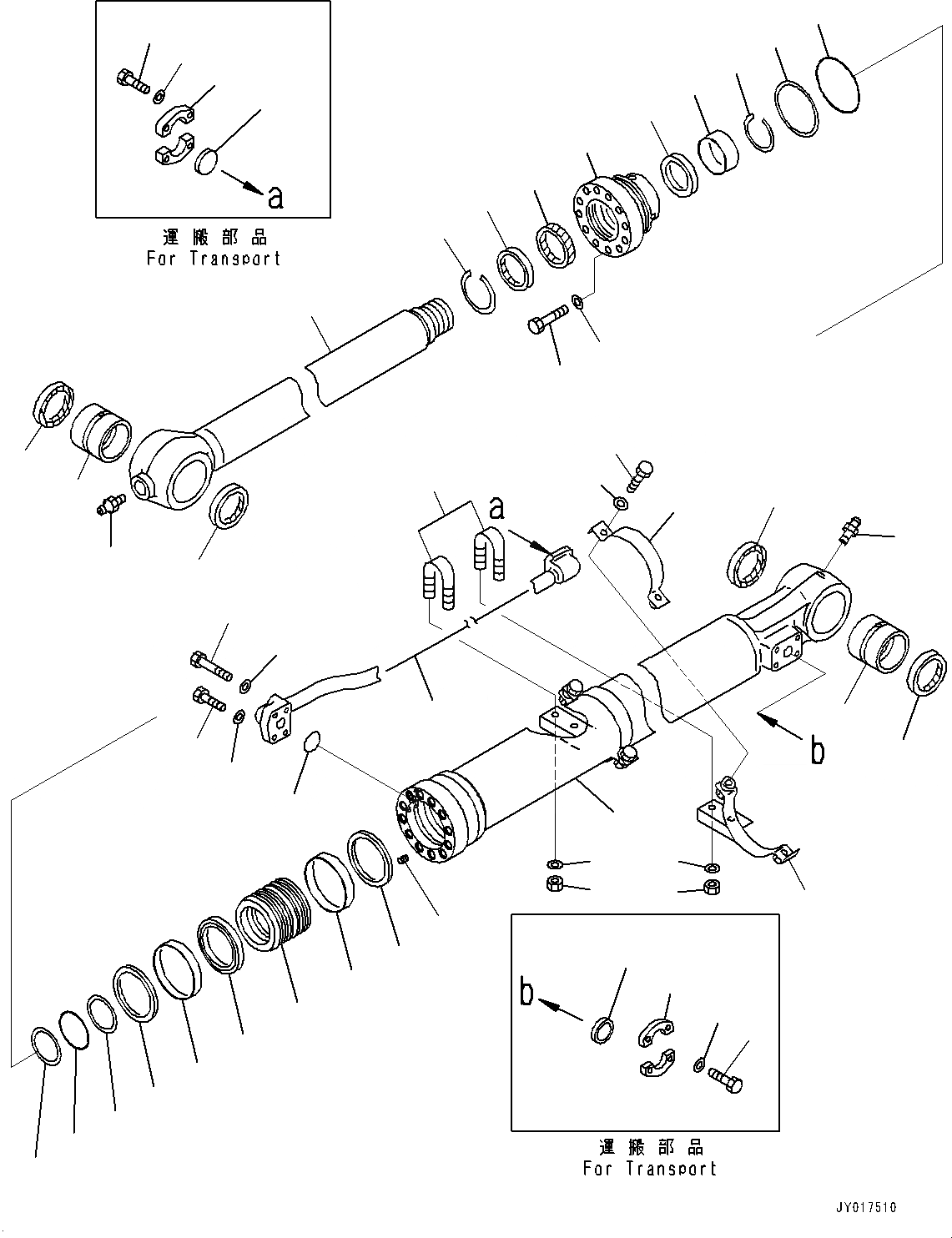 Схема запчастей Komatsu PC240LC-10 - РУКОЯТЬ, MM, ЦИЛИНДР КОВША РУКОЯТЬ, MM