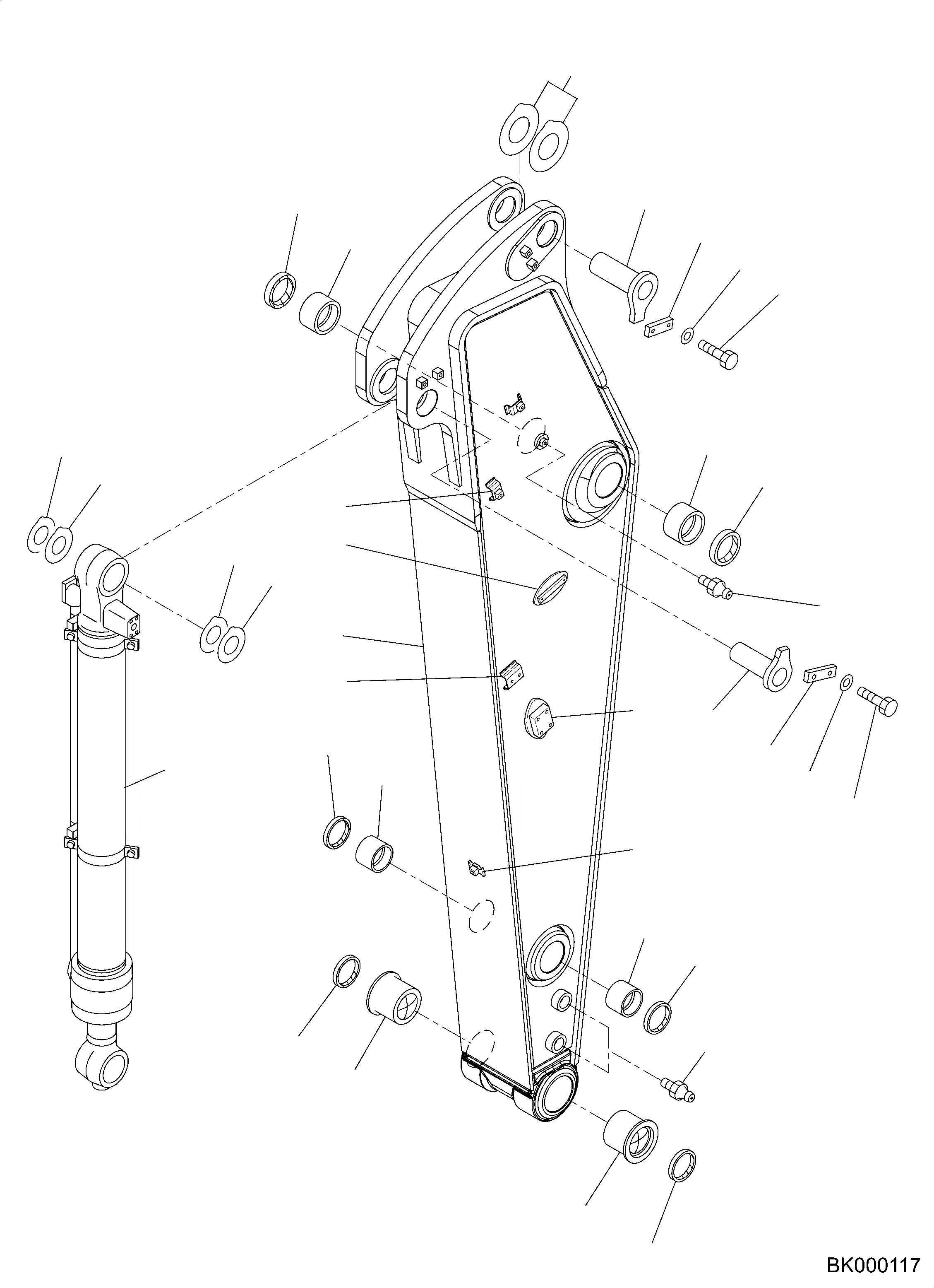 Схема запчастей Komatsu PC240NLC-10 - ЦИЛИНДР СТРЕЛЫ, С ANTI-DROP КЛАПАН, ДЛЯ 2-СЕКЦИОНН. СТРЕЛЫ, ЦИЛИНДР СТРЕЛЫ, LHS (/) ЦИЛИНДР СТРЕЛЫ, С ANTI-DROP КЛАПАН, ДЛЯ 2-СЕКЦИОНН. СТРЕЛЫ