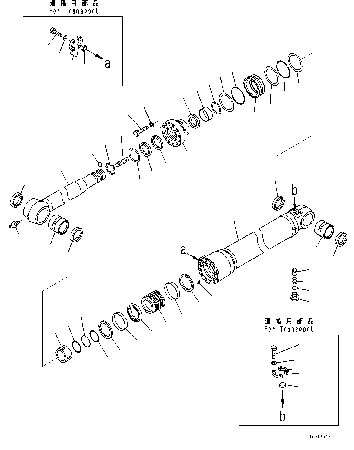Схема запчастей Komatsu PC240NLC-10 - ЦИЛИНДР РУКОЯТИ, С ANTI-DROP КЛАПАН, ДЛЯ 2-СЕКЦИОНН. СТРЕЛЫ, ЦИЛИНДР РУКОЯТИ ЦИЛИНДР РУКОЯТИ, С ANTI-DROP КЛАПАН, ДЛЯ 2-СЕКЦИОНН. СТРЕЛЫ