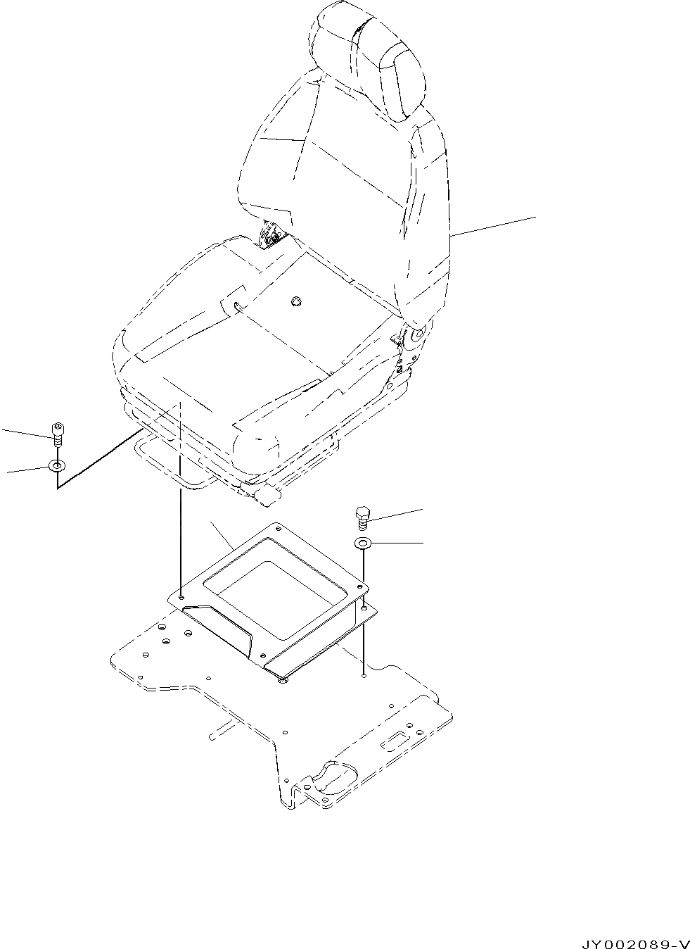 Схема запчастей Komatsu PC240LC-8 - СИДЕНЬЕ ОПЕРАТОРА, ЖЕСТК., СИДЕНЬЕ ОПЕРАТОРА КРЕПЛЕНИЕ СИДЕНЬЕ ОПЕРАТОРА, ЖЕСТК.