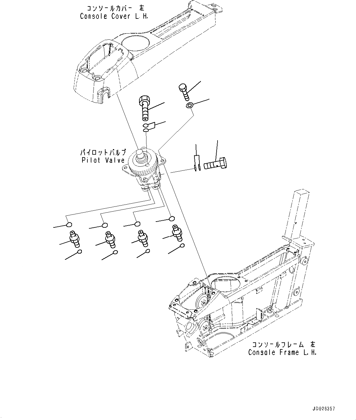 Схема запчастей Komatsu PC240LC-8 - КАБИНА, КОМПОНЕНТЫ (/) КАБИНА