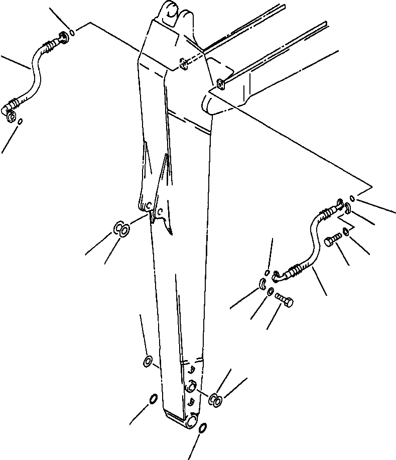 Схема запчастей Komatsu PC250LC-6LC - FIG NO. T- ЦИЛИНДР КОВША ТРУБЫ ДЛЯ .M РУКОЯТЬ РАБОЧЕЕ ОБОРУДОВАНИЕ