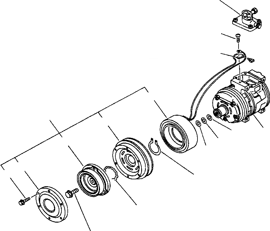 Схема запчастей Komatsu PC250LC-6LE - FIG NO. K7-B КОНДИЦ. ВОЗДУХА - NIPPONDENSO КОМПРЕССОР ASSEMBLY КАБИНА ОПЕРАТОРА И СИСТЕМА УПРАВЛЕНИЯ