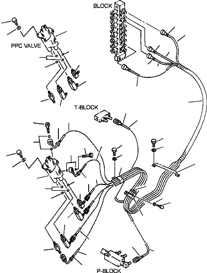 Схема запчастей Komatsu PC250LC-6LE - FIG NO. K-A РАБОЧАЯ ЛИНИЯ PPC КЛАПАН PPCAND ПАТРУБКИ ЛЕВОЙ СТОЙКИ - заводской номер A879 И UP КАБИНА ОПЕРАТОРА И СИСТЕМА УПРАВЛЕНИЯ