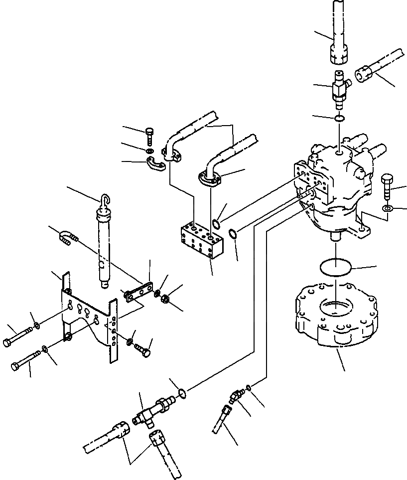 Схема запчастей Komatsu PC250LC-6LE - FIG NO. N- МОТОР ПОВОРОТА СОЕДИНИТЕЛЬН. ЧАСТИ С ПОВОРОТН. DAMPENING ДЛЯ ONE, TWO, И THREE АКТУАТОР ПОВОРОТН. КРУГ И КОМПОНЕНТЫ