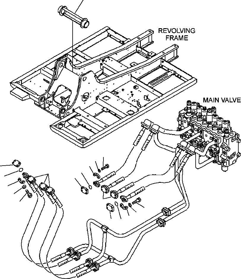 Схема запчастей Komatsu PC250LC-6LE - FIG NO. W- MACHINES С NO РАБОЧЕЕ ОБОРУДОВАНИЕ РАЗНОЕ