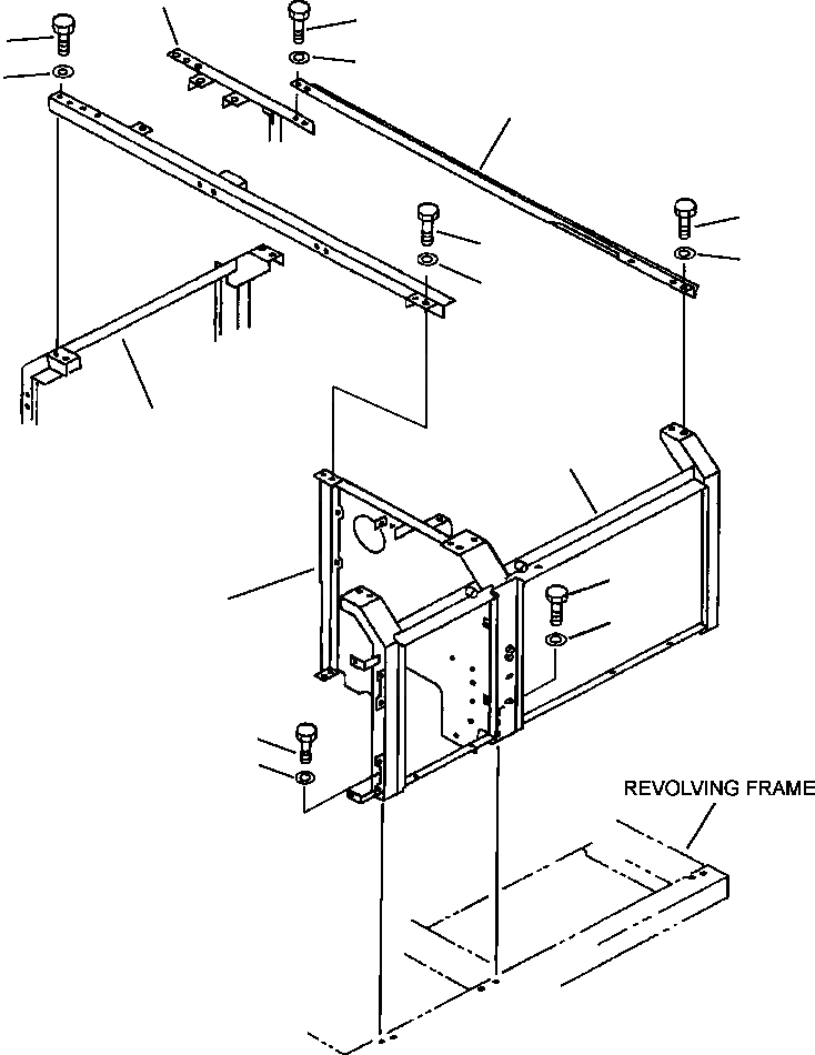 Схема запчастей Komatsu PC270LC-6LE - FIG NO. M-A ЛЕВ. ДВЕРЬ ЧАСТИ Д/УСТАНОВКИ - КАБИНА ЧАСТИ КОРПУСА