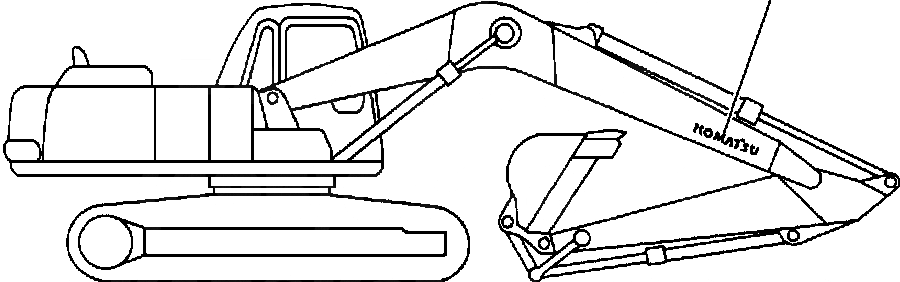 Схема запчастей Komatsu PC270LC-6LE - FIG NO. U- ПЛАСТИНА СТРЕЛА МАРКИРОВКА