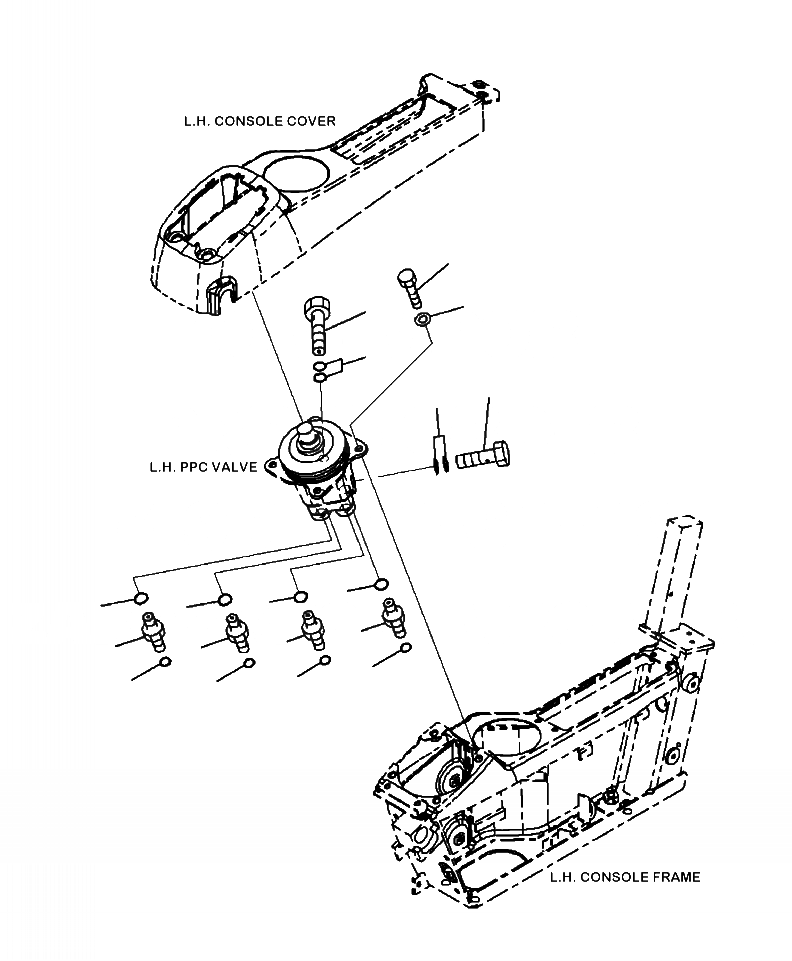 Схема запчастей Komatsu PC270LC-8 - K9-A КАБИНА КЛАПАН PPCЛЕВ. СОЕДИН-ЕS OPERATOR\XD S ОБСТАНОВКА И СИСТЕМА УПРАВЛЕНИЯ