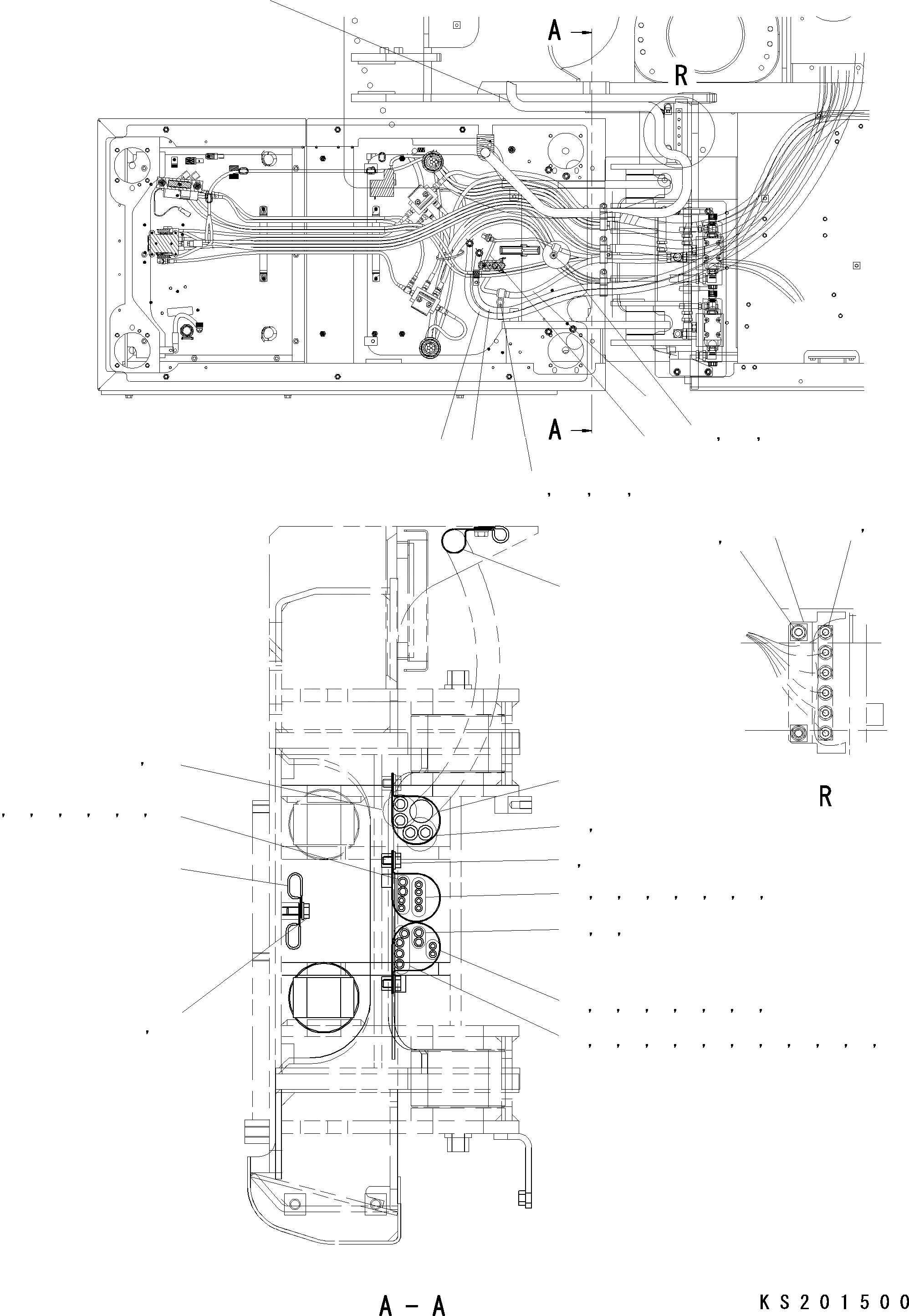 Схема запчастей Komatsu PC290LC - КАБИНА КРЕПЛЕНИЕ И ПАТРУБКИ (№K8) K OPERATORґS ОБСТАНОВКА И СИСТЕМА УПРАВЛЕНИЯ