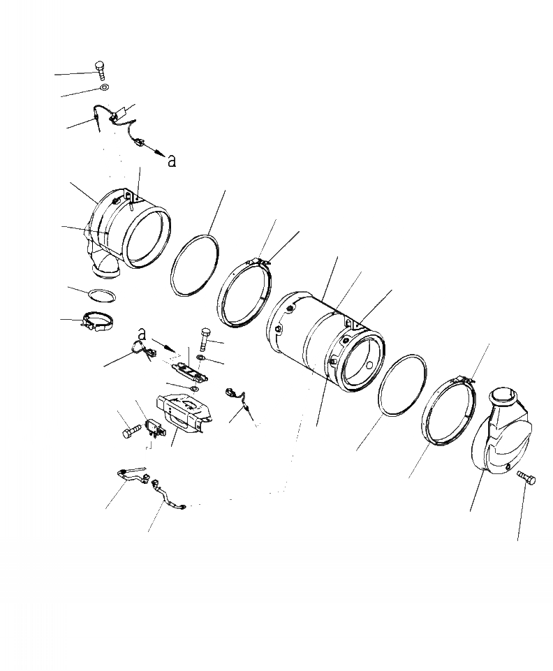 Схема запчастей Komatsu PC290LC-10 - A- KOMATSU DIESEL ЧАСТЬICULATE ФИЛЬТР. (KDPF) (/) ДВИГАТЕЛЬ