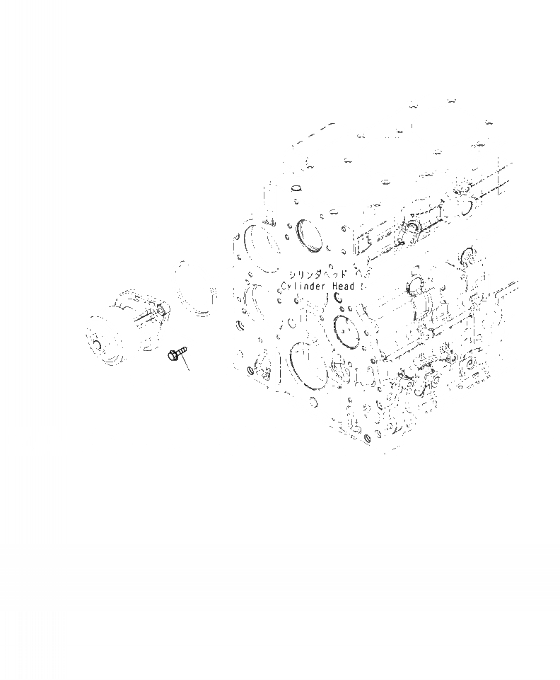 Схема запчастей Komatsu PC290LC-10 - AW- ВОДЯНАЯ ПОМПА, СДВОЕНН. КРЕПЛЕНИЕ БОЛТ ДВИГАТЕЛЬ