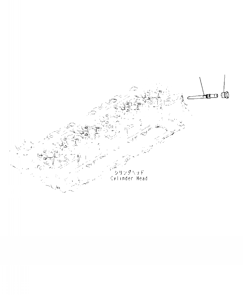 Схема запчастей Komatsu PC290LC-10 - APP- ГОЛОВКА ЦИЛИНДРОВ СОЕДИН-Е ДВИГАТЕЛЬ
