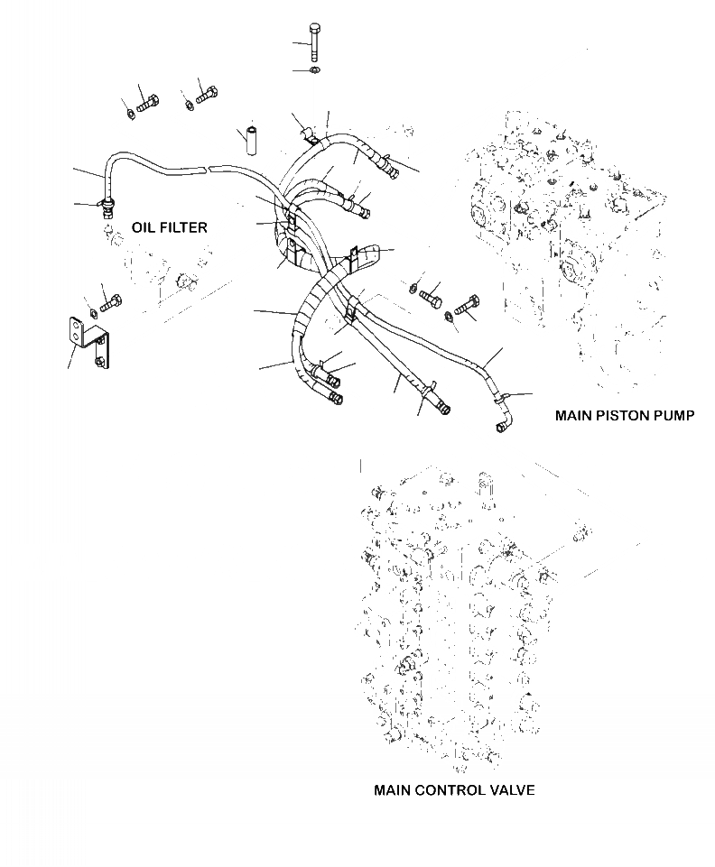 Схема запчастей Komatsu PC290LC-10 - H8- ГИДРОЛИНИЯ ЛИНИЯ LSС ДОПОЛН. АКТУАТОР ГИДРАВЛИКА