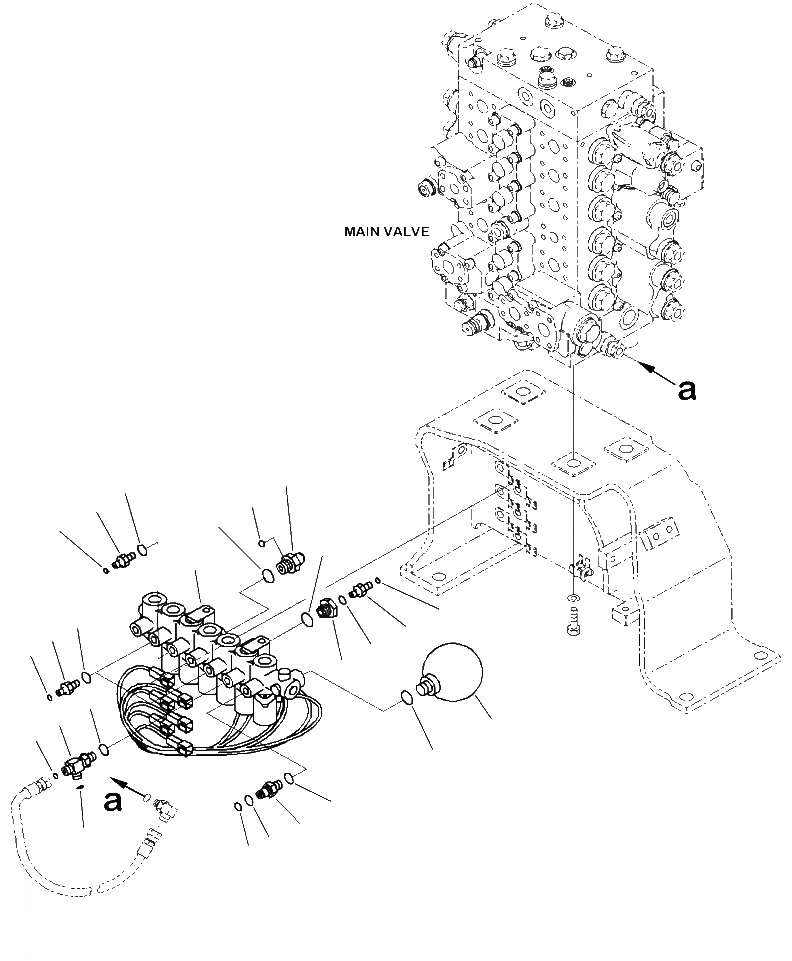 Схема запчастей Komatsu PC290LC-10 - H8- ГИДРОЛИНИЯ СОЛЕНОИДНЫЙ КЛАПАН ГИДРАВЛИКА