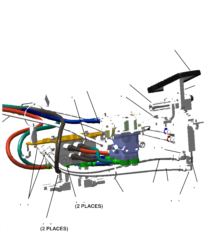 Схема запчастей Komatsu PC290LC-10 - H8- ПРЯМ. ХОД СИСТЕМА (STS) (/) ГИДРАВЛИКА