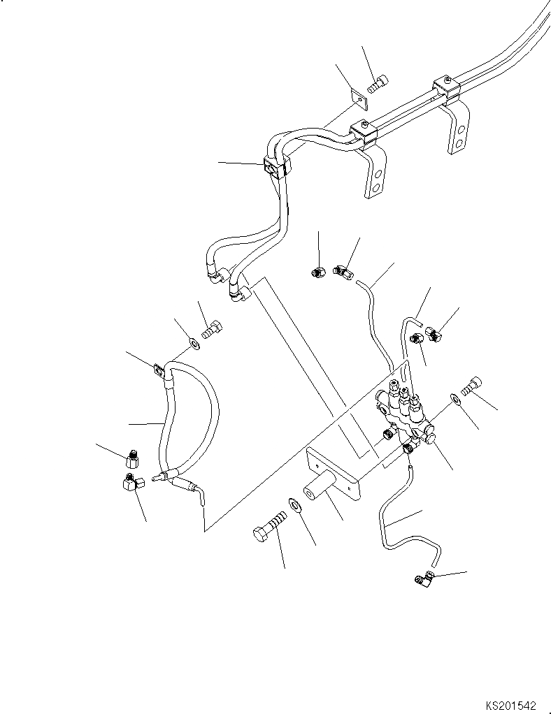 Схема запчастей Komatsu PC290LC-10 - АВТОМАТИЧ. СМАЗ. СИСТЕМА, СОЕДИНЕНИЕ КОВША ТРУБЫ АВТОМАТИЧ. СМАЗ. СИСТЕМА