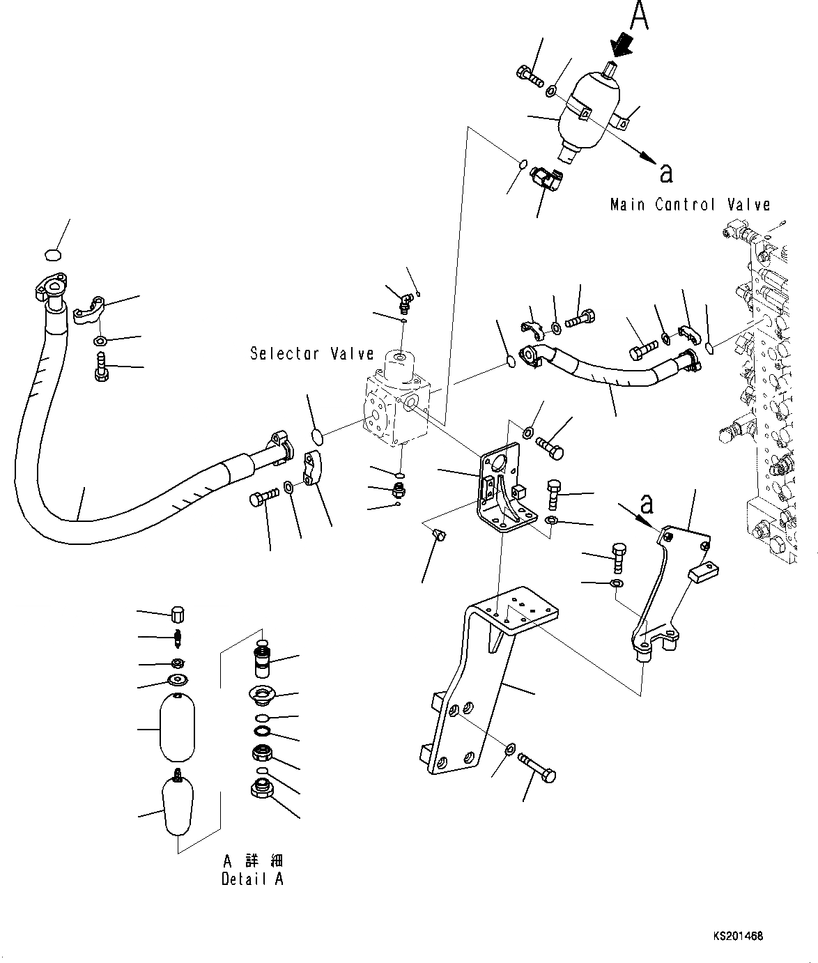 Схема запчастей Komatsu PC290LC-10 - НАВЕСН. ОБОРУД ТРУБЫ, ДЛЯ 2-СЕКЦИОНН. СТРЕЛЫ, ОСНОВН. ТРУБЫ, RHS НАВЕСН. ОБОРУД ТРУБЫ, ДЛЯ 2-СЕКЦИОНН. СТРЕЛЫ
