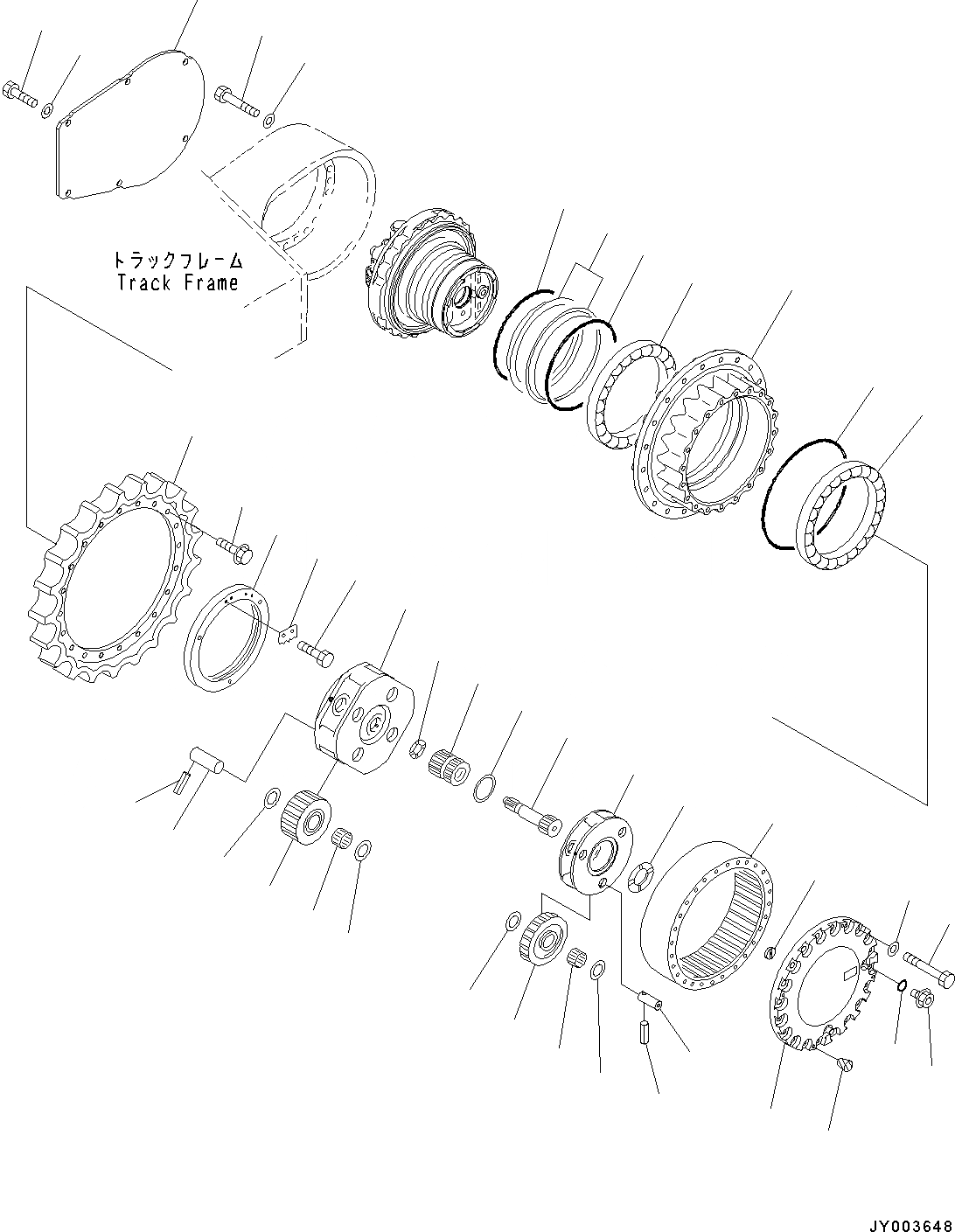 Схема запчастей Komatsu PC290LC-10 - МОТОР ХОДА И КОНЕЧНАЯ ПЕРЕДАЧА, КОНЕЧНАЯ ПЕРЕДАЧА МОТОР ХОДА И КОНЕЧНАЯ ПЕРЕДАЧА