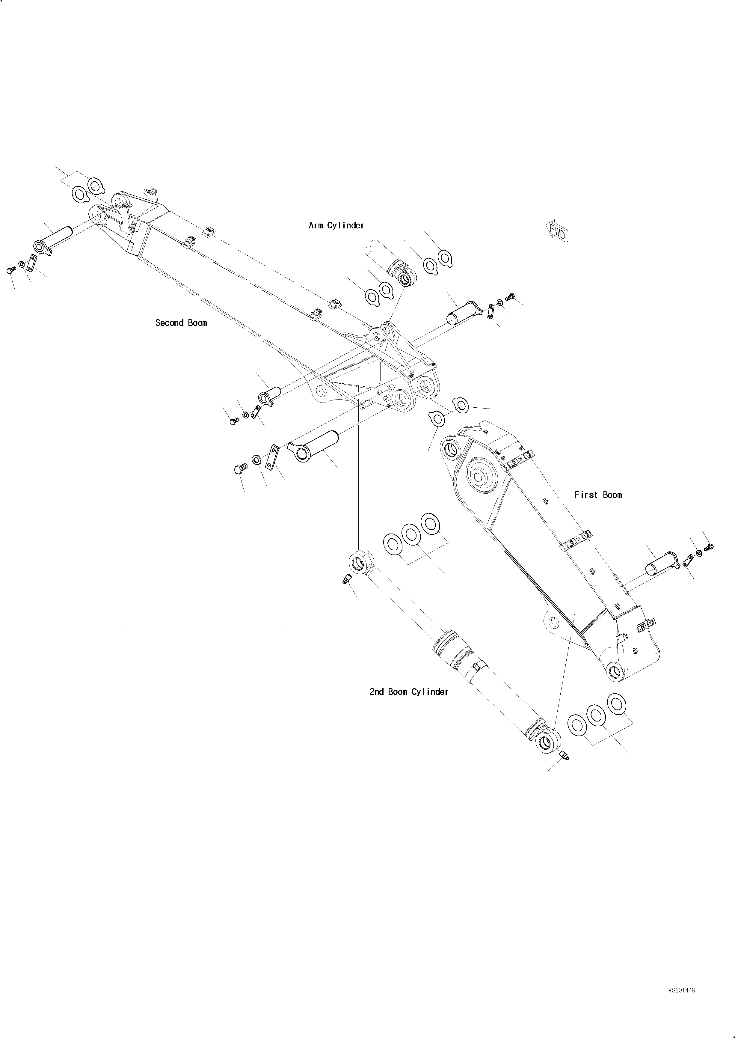 Схема запчастей Komatsu PC290LC-10 - СТРЕЛА, ВЕРХН. ПАЛЕЦ, НИЖН. ПАЛЕЦ, ADJUST ПАЛЕЦ ЦИЛИНДРА, СОЕДИНИТЕЛЬН. ЗВЕНО ПАЛЕЦ, ДЛЯ 2-СЕКЦИОНН. СТРЕЛЫ СТРЕЛА, ВЕРХН. ПАЛЕЦ, НИЖН. ПАЛЕЦ, ADJUST ПАЛЕЦ ЦИЛИНДРА, СОЕДИНИТЕЛЬН. ЗВЕНО ПАЛЕЦ, ДЛЯ 2-СЕКЦИОНН. СТРЕЛЫ