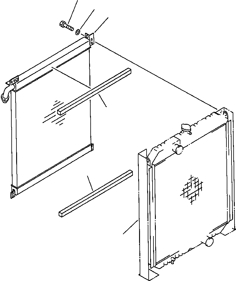 Схема запчастей Komatsu PC300LC-5LC - МАСЛООХЛАДИТЕЛЬ КОМПОНЕНТЫ ДВИГАТЕЛЯ & ЭЛЕКТРИКА