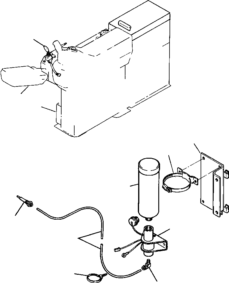 Схема запчастей Komatsu PC300LC-5LC - ETHER START КОМПОНЕНТЫ ДВИГАТЕЛЯ & ЭЛЕКТРИКА