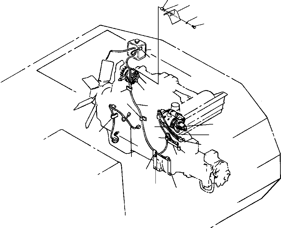 Схема запчастей Komatsu PC300LC-5LC - ЭЛЕКТРИКА ЭЛЕКТРОПРОВОДКА CRANKING МОТОР, ГЕНЕРАТОР И ДАТЧИК УР-НЯ МАСЛА КОМПОНЕНТЫ ДВИГАТЕЛЯ & ЭЛЕКТРИКА