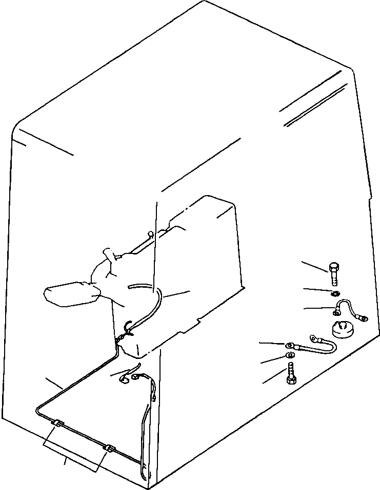 Схема запчастей Komatsu PC300LC-5LC - КАБИНА ЭЛЕКТРОПРОВОДКА ДЛЯ ДВОРНИКИ МОТОР И GROUND СОЕДИН-Е КОМПОНЕНТЫ ДВИГАТЕЛЯ & ЭЛЕКТРИКА