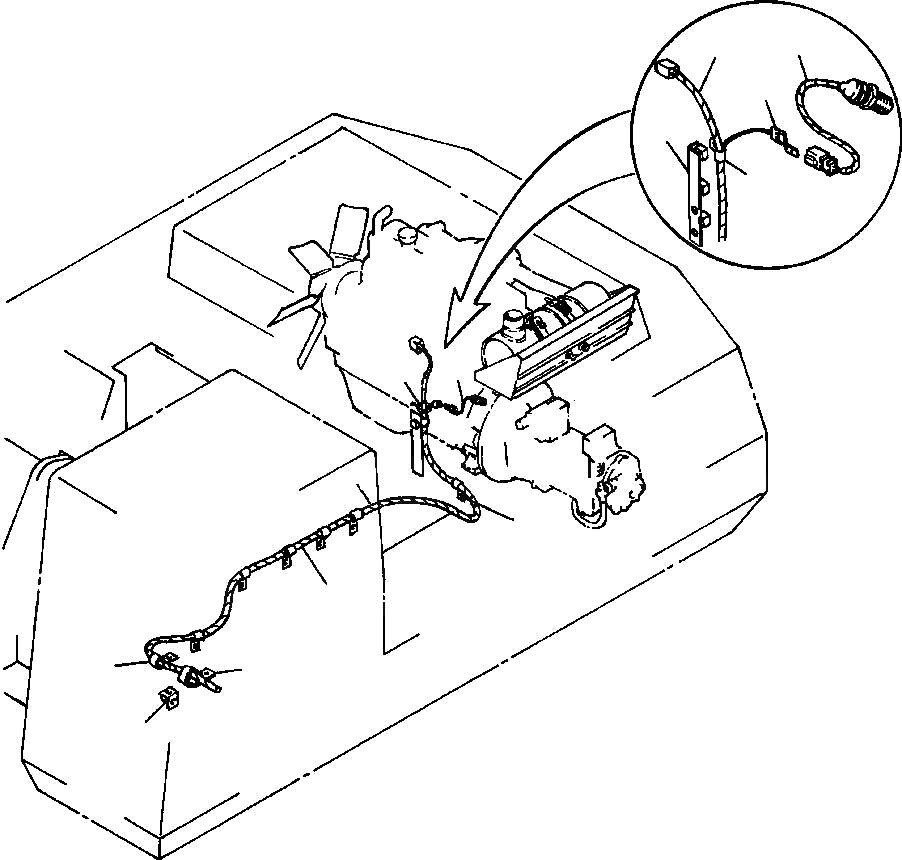 Схема запчастей Komatsu PC300LC-5LC - ЭЛЕКТРИКА ЭЛЕКТРОПРОВОДКА УПРАВЛ-Е ДВИГАТЕЛЕМ КОМПОНЕНТЫ ДВИГАТЕЛЯ & ЭЛЕКТРИКА