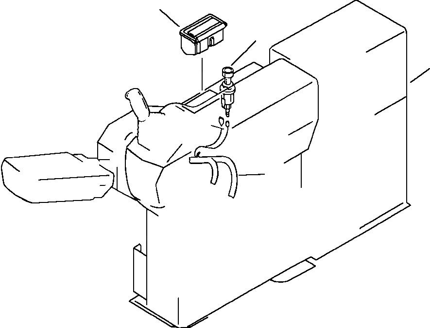 Схема запчастей Komatsu PC300LC-5LC - CIGARETTE LIGHTER И ПЕПЕЛЬНИЦА КОМПОНЕНТЫ ДВИГАТЕЛЯ & ЭЛЕКТРИКА