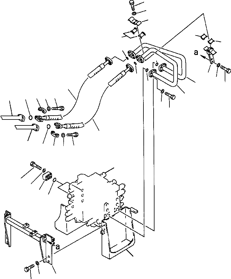 Схема запчастей Komatsu PC300LC-5LC - ЦИЛИНДР КОВША ТРУБЫ ШАССИ УПРАВЛ-Е РАБОЧИМ ОБОРУДОВАНИЕМ