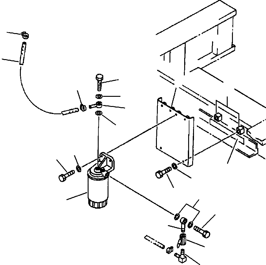 Схема запчастей Komatsu PC300LC-5 - ТОПЛИВН. ПРЕФИЛЬТР И ТРУБЫ КОМПОНЕНТЫ ДВИГАТЕЛЯ & ЭЛЕКТРИКА