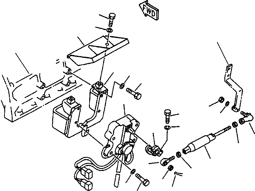 Схема запчастей Komatsu PC300LC-5 - МЕХАНИЗМ УПРАВЛ-Я ПОДАЧЕЙ ТОПЛИВА EYE БОЛТ ТИП СИСТЕМА УПРАВЛЕНИЯ И ОСНОВНАЯ РАМА