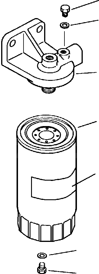 Схема запчастей Komatsu PC300LC-5 - ДОПОЛН. ТОПЛИВН. ФИЛЬТР. ТОПЛИВН. СИСТЕМА