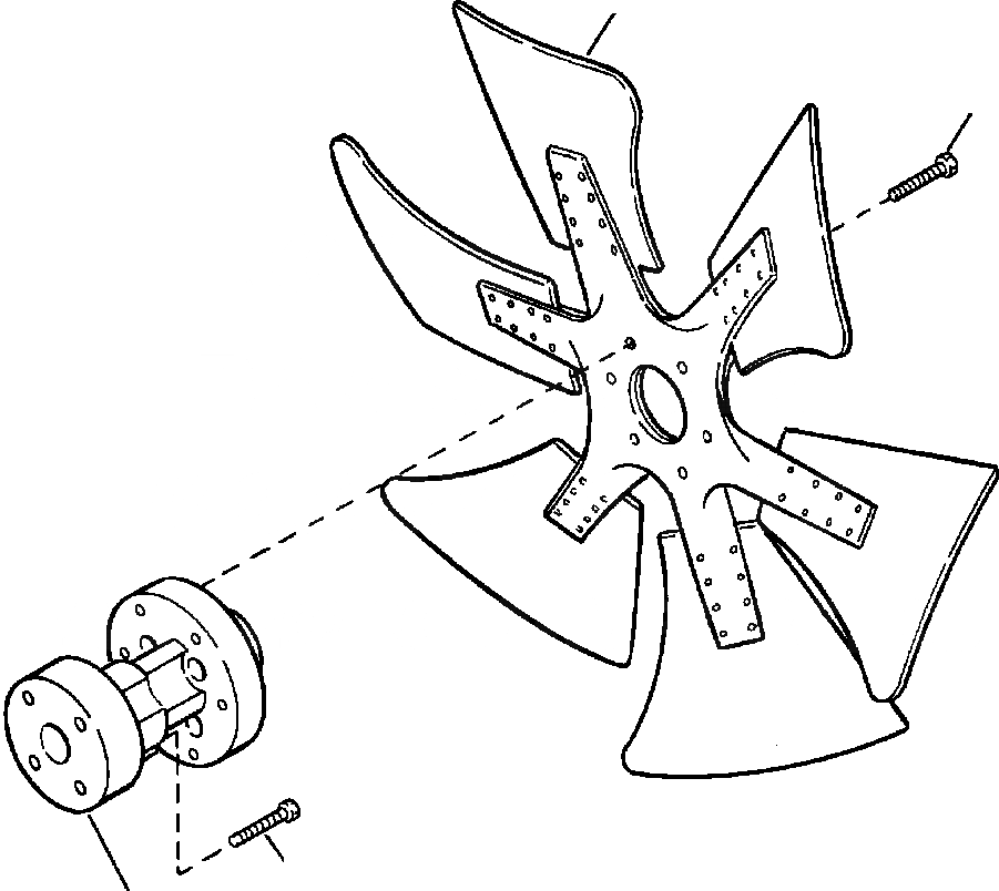 Схема запчастей Komatsu PC300LC-6LE - FIG. C-A ВЕНТИЛЯТОР РАДИАТОРА СИСТЕМА ОХЛАЖДЕНИЯ