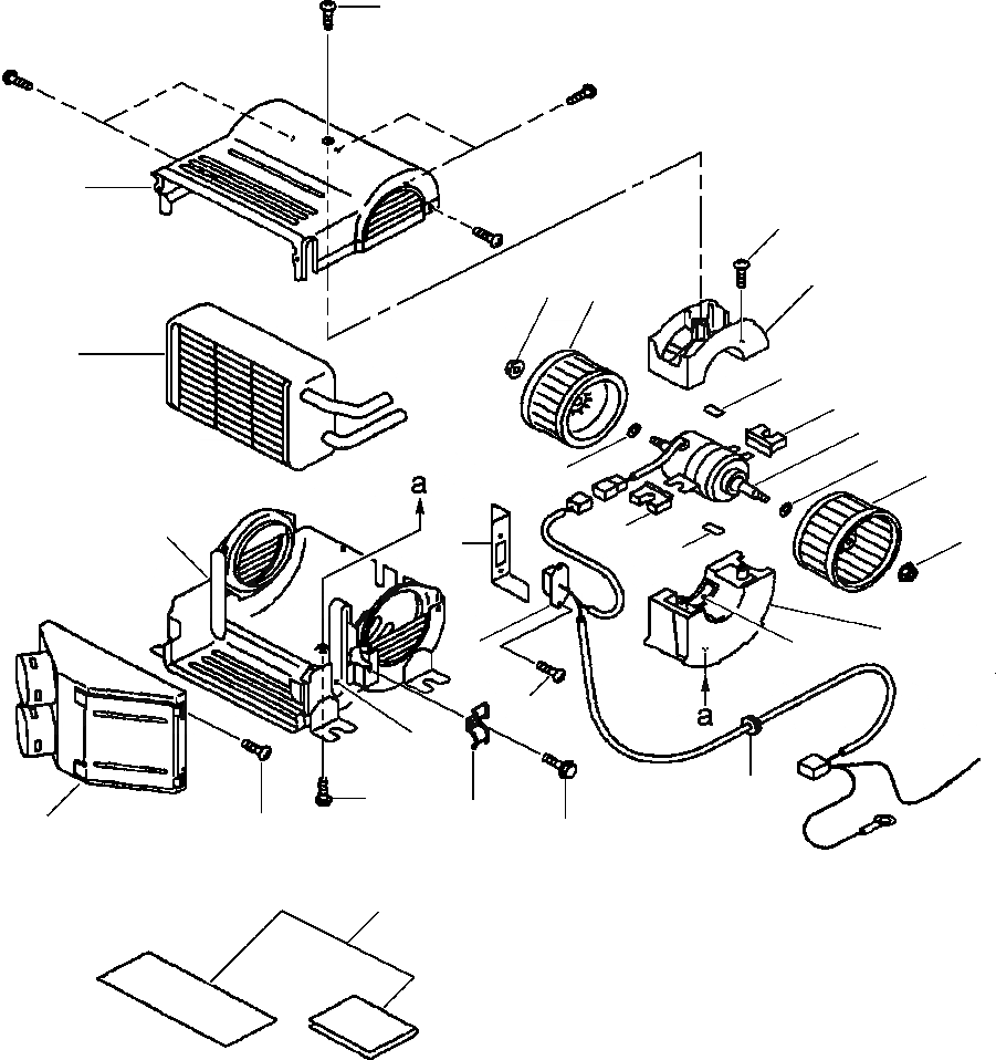 Схема запчастей Komatsu PC300LC-6LE - FIG. K7-A ОБОГРЕВАТЕЛЬ. - COMPLETE БЛОК КАБИНА ОПЕРАТОРА И СИСТЕМА УПРАВЛЕНИЯ