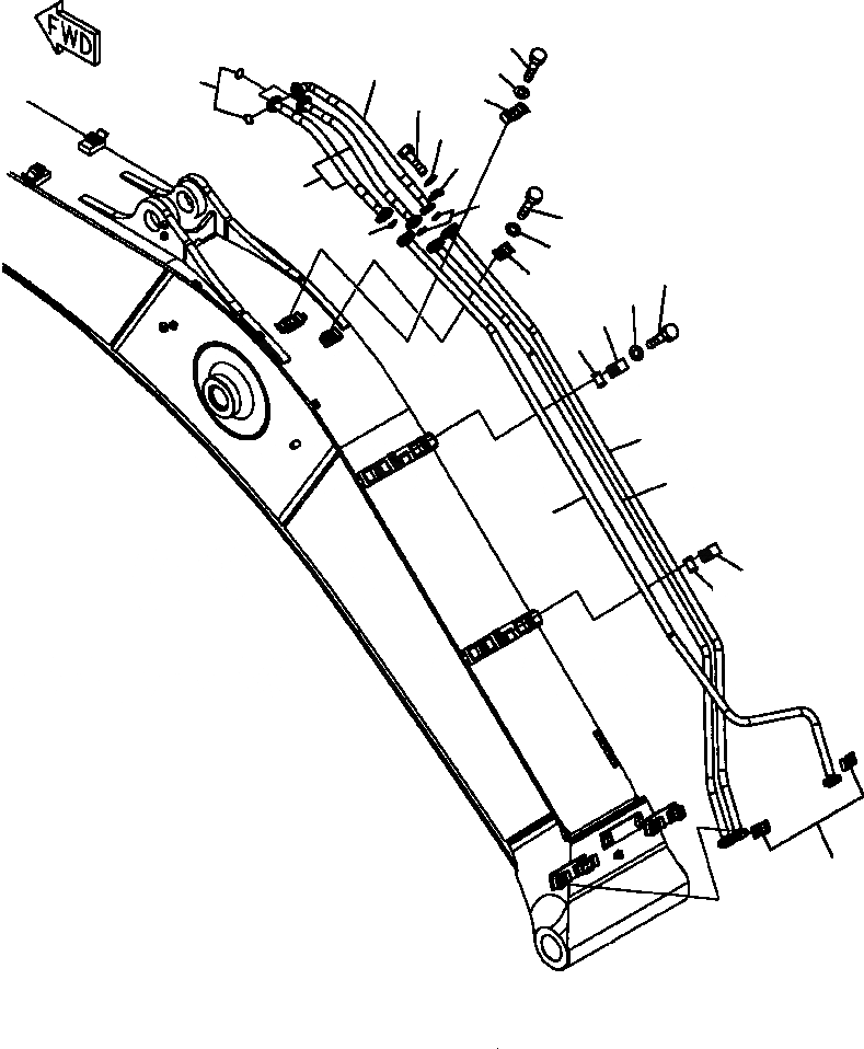Схема запчастей Komatsu PC300HD-7L - T-A СТРЕЛА ЦИЛИНДР РУКОЯТИ РАБОЧЕЕ ОБОРУДОВАНИЕ