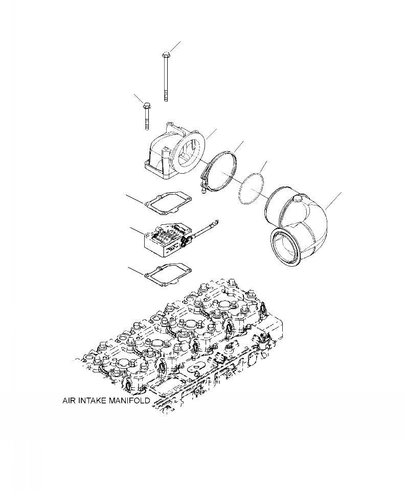 Схема запчастей Komatsu PC300HD-8 - A7-AA ПОДОГРЕВАТЕЛЬ ВПУСКА ВОЗДУХА И СОЕДИН-Е ДВИГАТЕЛЬ
